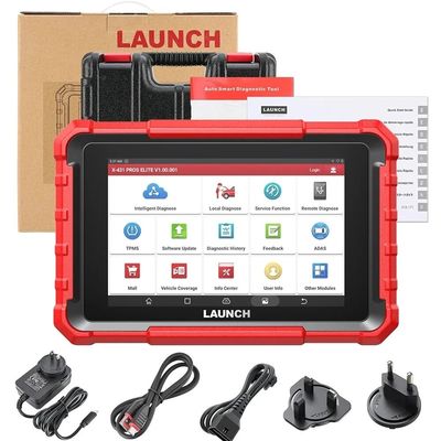 2025 Launch X-431 PROS Elite 8inch Bidirectional Scan Tool with CANFD ECU Coding Full System 32+ Special Function VAG Guide