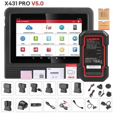 2025 Launch X431 V 5.0 (X431 Pro) 8inch Wifi/Bluetooth Full System Diagnostic Tablet with DBScar VII Support CANFD Multi-Languages