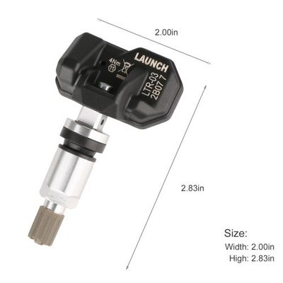 Buy 100pcs Launch LTR-03 RF Sensor 315MHz & 433MHz TPMS Sensor Tool Metal & Rubber Get Free Launch i-TPMS and Launch CRT5011E TPMS Relearn Tool