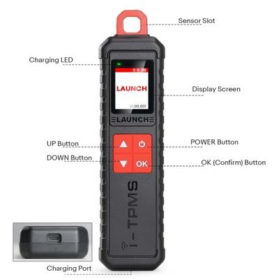 Buy 100pcs Launch LTR-03 RF Sensor 315MHz & 433MHz TPMS Sensor Tool Metal & Rubber Get Free Launch i-TPMS and Launch CRT5011E TPMS Relearn Tool