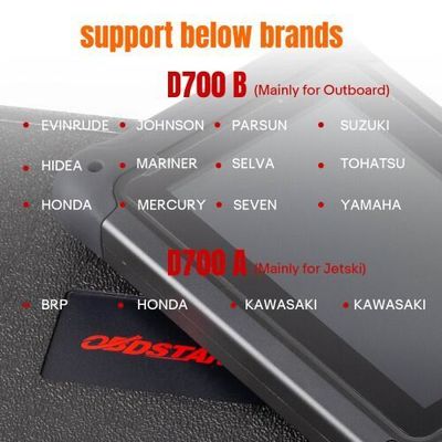 OBDSTAR D700 B for Outboard Intelligent Marine Scanner EVINRUDE, HIDEA, HONDA, JOHNSON, MARINER, MERCURY, PARSUN, SELVA, SEVEN, SUZUKI, TOHATSU,YAMAHA