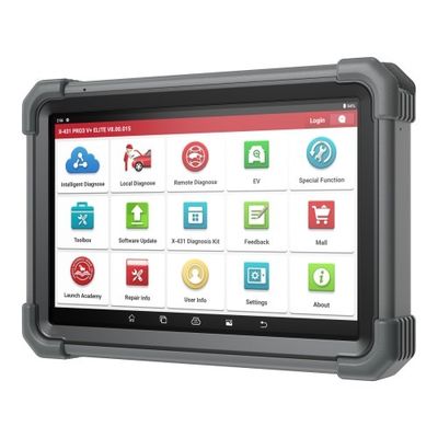 Launch X431 PRO3 V+ Elite Bi-Directional Diagnostic Tool 10.1'' with SmartLink 2.0 Support Topology Mapping, ECU Coding