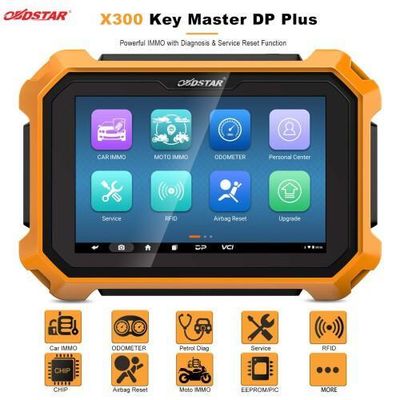 OBDSTAR X300 DP Plus Full Version with Key Sim 5 In 1 Simulator for Support Toyota IMMO Get Free FCA 12+8 and Nissan 40 BCM Cable