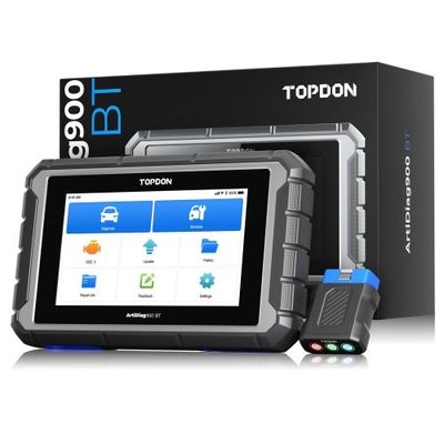 TOPDON ArtiDiag 900 BT AD900BT Bidirectional Diagnostic Tool Supports ECU Coding 28 Service Functions