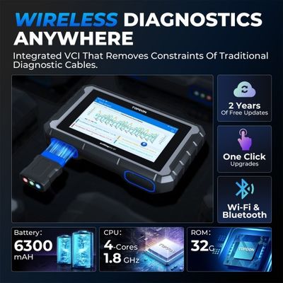 TOPDON ArtiDiag 900 BT AD900BT Bidirectional Diagnostic Tool Supports ECU Coding 28 Service Functions