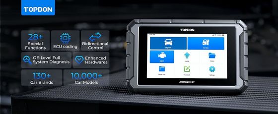 TOPDON ArtiDiag 900 BT AD900BT Bidirectional Diagnostic Tool Supports ECU Coding 28 Service Functions