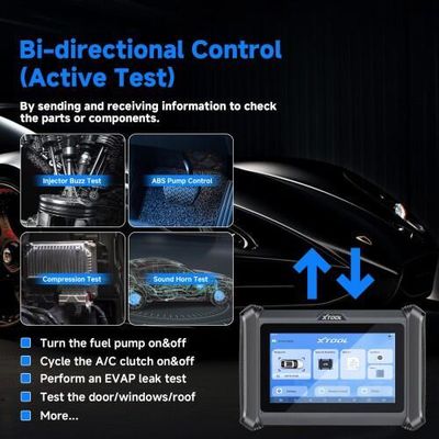 XTOOL D7W D7WIFI Bi-directional All Systems Diagnostic & Key Programmer Support ECU Coding CAN FD & DOIP 40+ Services