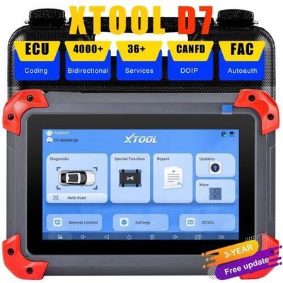XTOOL D7W D7WIFI Bi-directional All Systems Diagnostic & Key Programmer Support ECU Coding CAN FD & DOIP 40+ Services