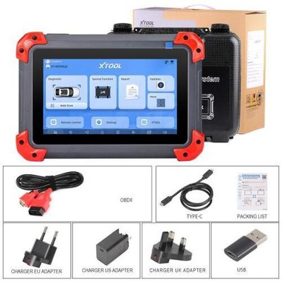 XTOOL D7W D7WIFI Bi-directional All Systems Diagnostic & Key Programmer Support ECU Coding CAN FD & DOIP 40+ Services