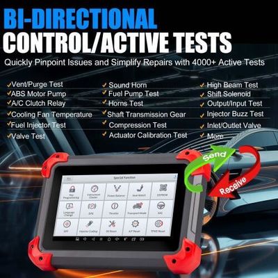 XTOOL D7W D7WIFI Bi-directional All Systems Diagnostic & Key Programmer Support ECU Coding CAN FD & DOIP 40+ Services