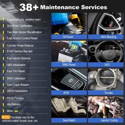 XTOOL D8BT Full System Diagnostic Tool Active Test With 38 Service Functions ECU Coding Support CAN FD