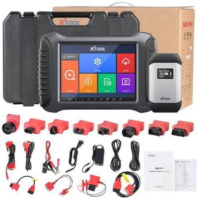 2025 XTOOL A80 Pro Master OBD2 Diagnostic tools J2534 ECU Programmer Online ECU Coding Key Fob Programmer All Systems Diagnoses