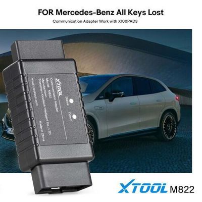 XTOOL M821 M822 Mercedes-Benz Adapter Work with KC501/X100 Pad3/X100 Max Key Programmer For Mercedes-Benz All Keys Lost