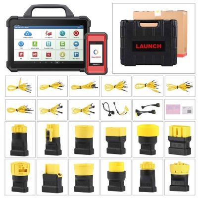 Launch X-431 PAD VII PAD 7 Elite Plus Heavy Duty Truck Software License And Adapters Supports 12V & 24V Cars And Trucks Get Free CRP123X