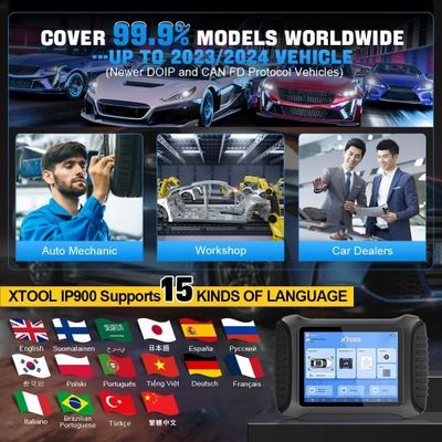 XTOOL InPlus IP900 OE-Level Full System Diagnostic Tool Support ECU Coding DOIP / CANFD Protocol & FCA AutoAuth