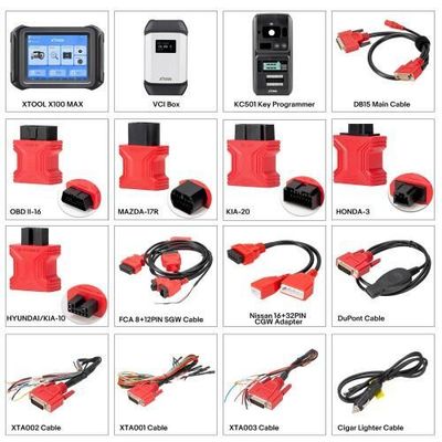 2025 XTOOL X100 MAX Auto Key Programmer IMMO Elite Diagnostic Tools With KC501 ECU Coding Full Bidirectional Control Update of X100 PAD3