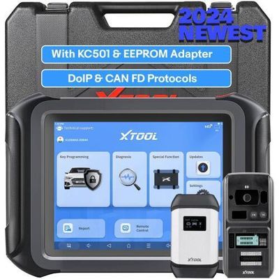 2025 XTOOL X100 MAX Auto Key Programmer IMMO Elite Diagnostic Tools With KC501 ECU Coding Full Bidirectional Control Update of X100 PAD3