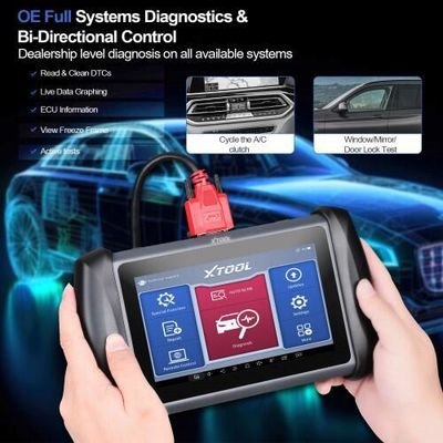 XTOOL InPlus IP819 Automotive Diagnostic Scanner ECU Coding Active Test OBD2 Full Systems Diagnoses