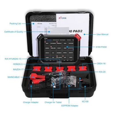 XTOOL X100 PAD2 Pro with KC100 Programmer Full Configuration Support VW 4th & 5th IMMO & Special Functions