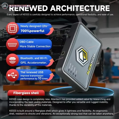 2025 ALIENTECH KESS3 KESS V3 ECU TCU Ajuste de modificación de energía Reparación Clon Leer Escritura Programación TCU Bota y banco OBD
