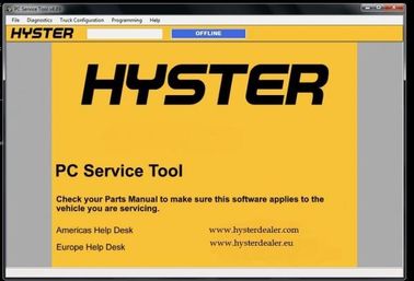 Hyster Forklift Diagnostic Tools Software Scanner V4.89 With Level 0-4 License