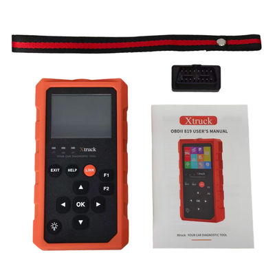 Xtruck 819 OBD2 Scanner Automotive Diagnostic Tool with 9 Major Protocols Support 2.8-inch IPS Display and 16-pin OBDII Connector