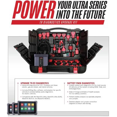 Autel MaxiSys Ultra EV Intelligent EV Diagnostic Tool With EVDiag Kit VCMI EV High-Voltage System&Battery Pack Analysis PK Ultra