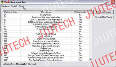  Developer Tool for  vocom with program parameters with Program speed limit