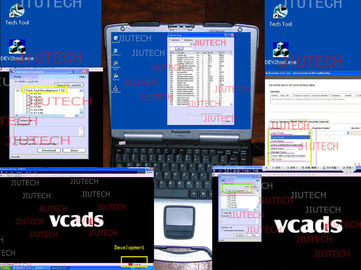 waterproof CF 29 laptop + PTT Volove vocom pro 2.4 in development for diagnostic program