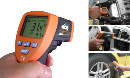 thermometer infrared automotive electronics exhaust diagnose