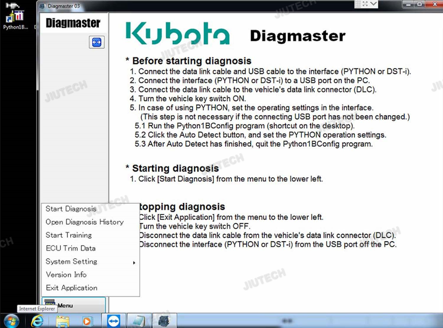 for kubota diagnostic kit python for kubota diagmaster python interface ...