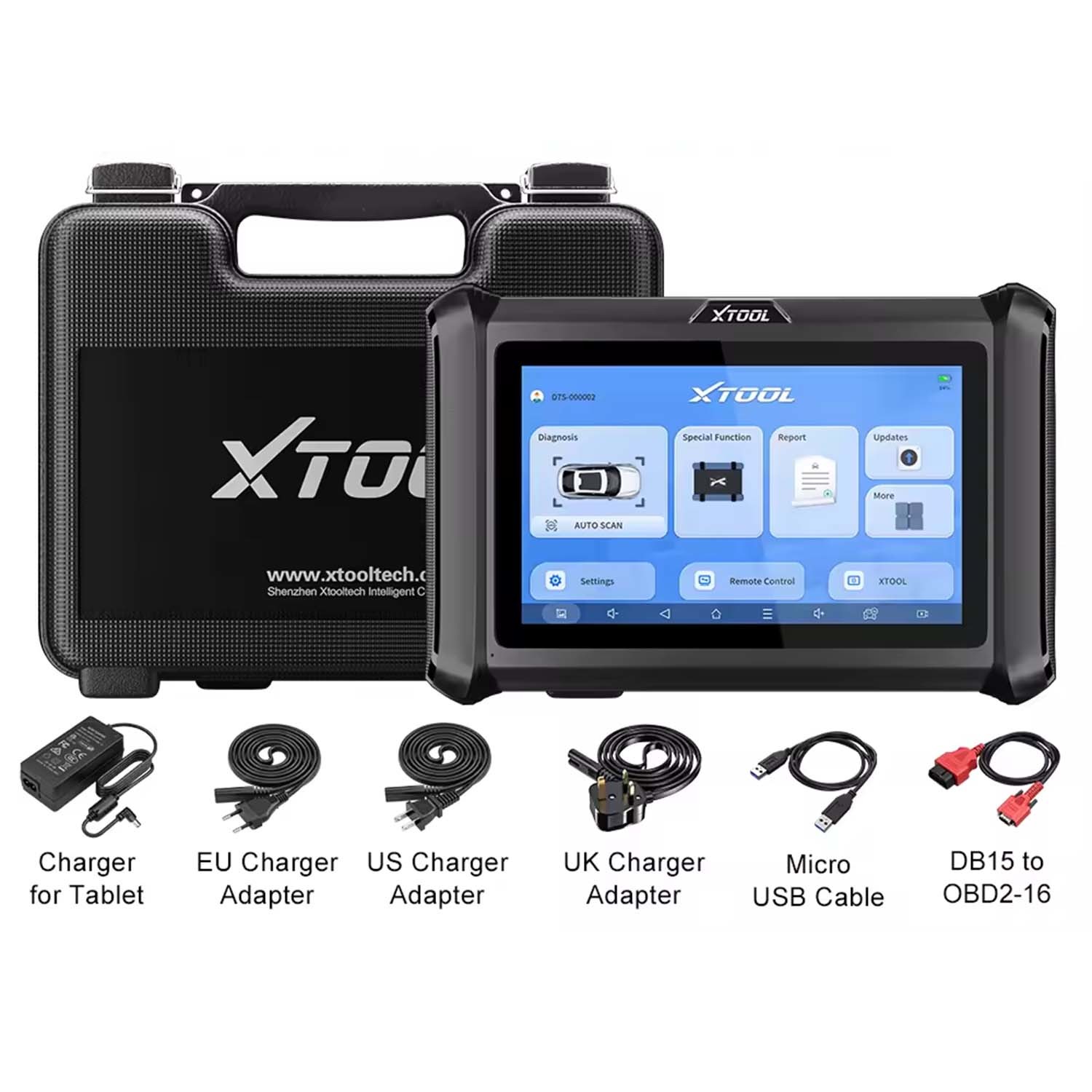 XTOOL D7S Auto Diagnostic Tool, CANFD&DOIP&FCA,ECU Coding,Bi ...