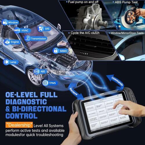 2025 XTOOL D8S Bi-Directional Diagnostic Scan Tool CAN FD & DoIP, ECU ...