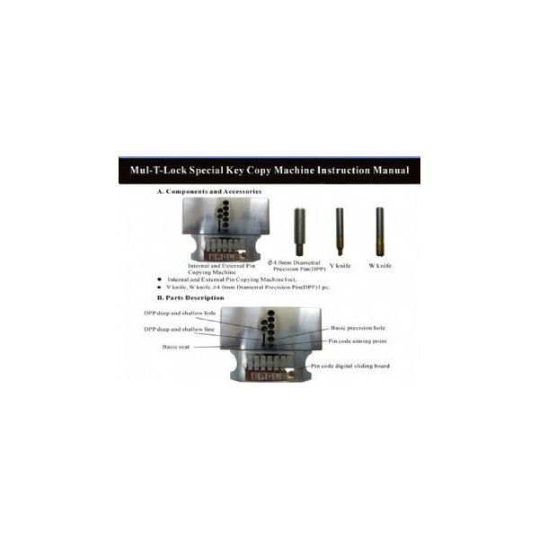 Multi Lock Key Copy Tool