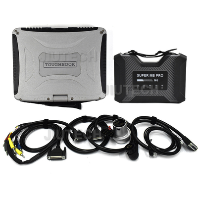 Super MB Pro M6 Wireless Star Car Diagnosis Tool Full Configuration Fit + Laptop CF19