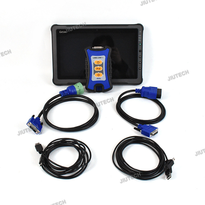 Ready to use Getac F110 tablet Truck Diagnostic Tool for usb-link 3  j1962 adapter truck For detroit diesel diagnostic