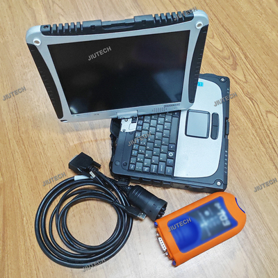 Electronic Data Link Diagnostic Tool for EDL V2 Construction Heavy Equipment Truck Diagnostic Scanner Tool with Cf19 PC