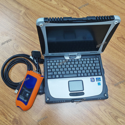 Electronic Data Link Diagnostic Tool for EDL V2 Construction Heavy Equipment Truck Diagnostic Scanner Tool with Cf19 PC