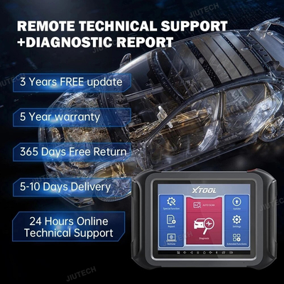 XTOOL D9 Automotive Scanner Tool Topology Map Active Test ECU Coding OBD2 Full System Diagnoses 42+ Resets Support DoIP