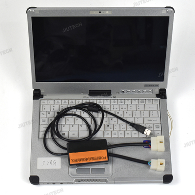 CFC2+ For Hitachi Excavator Diagnostic With Mpdr Software 3.9 And Data Cable For Zx-5a Zx-5b Zx-5g Also With Old Zx-1