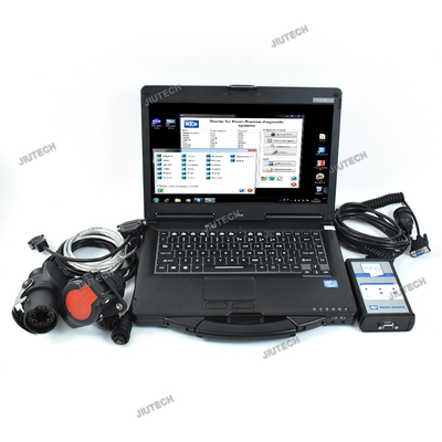 For KNORR Diagnostic Kit NEO UDIF Knorr Interface with software Truck trailer brake Diagnostic Tool+CF53 laptop