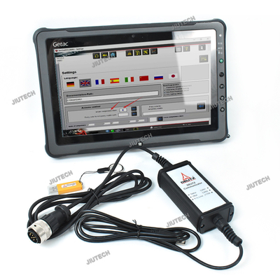 Ready to use F110 Tablet +For Deutz Communicator OBD Adapter with SerDia Software For SerDia 2010 diagnostic and program