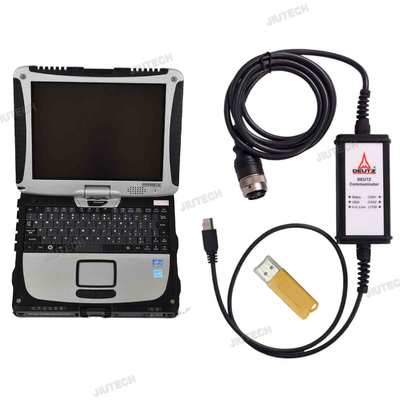 For Deutz Serdia 2010 Diagnose Kit With CF19 Laptop For Deutz Engine Communicator Deutz Decom Diagnostic Scanner+dongle