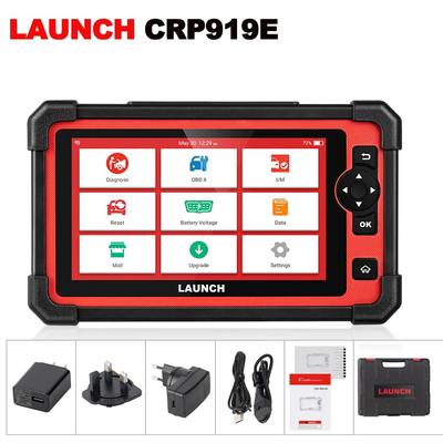 LAUNCH X431 CRP919E / BT Car Diagnostic Tool Automotive OBD OBD2 Scanner Active Test ECU Coding CANFD DOIP 31+ Reset Cod