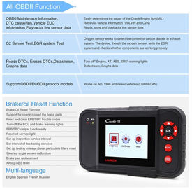 LAUNCH X431 Creader VIII 8 full obd2 Code Reader Scanner tester ENG/ABS/SRS/AT + Brake/SAS/Oil reset function same as CR