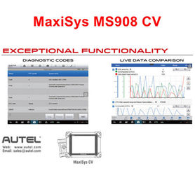 Autel Maxisys 908 CV Diagnostic Scanner Full System ECU Coding MS908 CV for Heavy Duty Functions of codes, live data etc