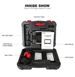 Autel Original MaxiCOM MK808 Diagnostic Tool 7-inch LCD Touch Screen Swift Diagnosis Functions of EPB/IMMO/DPF/SAS/TMPS