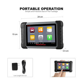 Autel Original MaxiCOM MK808 Diagnostic Tool 7-inch LCD Touch Screen Swift Diagnosis Functions of EPB/IMMO/DPF/SAS/TMPS