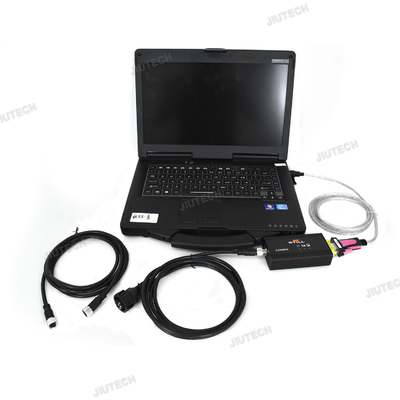 For Still Steds Forklift Truck Canbox Automatic Diagnostic Kit For Still Canbox RS232 Adapter Scanner Tool And CF53 Laptop FORKLIFT CANBOX INTERFACE WITH SOFTWARE STILL STED V8.21