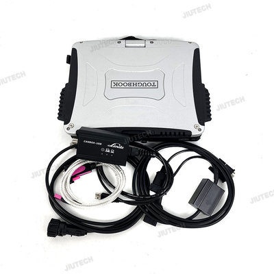 For Linde Forklift Pathfind Software Diagnostic Scanner Tool Linde 4 Pin Adapter Linde Canbox Doctor+CF19 Laptop